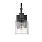 Z-Lite Bryant 1 Light Wall Sconce, Matte Black And Clear Seedy 734-1S-MB - alternate 3